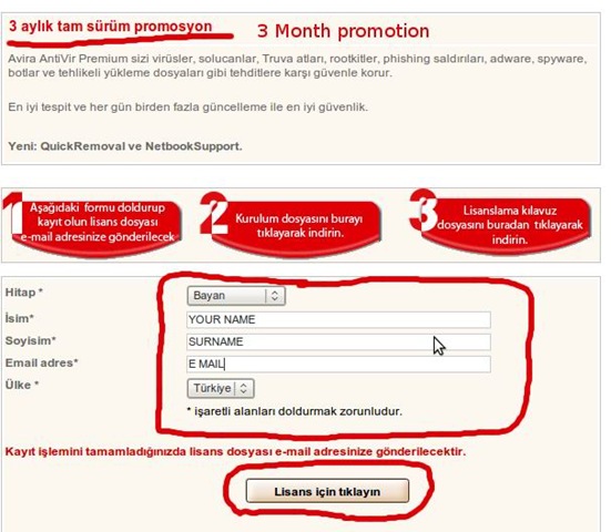 Free 3 Month Avira AntiVir Premium and Avira Premium Security Suite Promotion