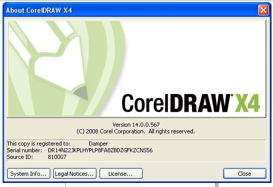 Serial Number For Corel Draw Graphics Suite X4 Free