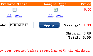 Name.com Promotion code -The latest name.com coupon (May 2009)