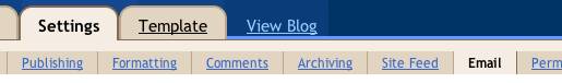 How to post via Email to Blogger.com?