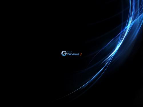 cool black and blue wallpaper. Windows 7 Wallpapers Download