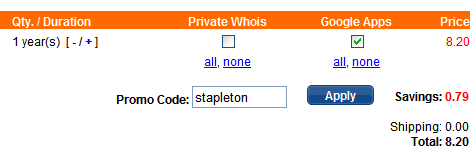 Latest Name.com PromoCodes – June 2009