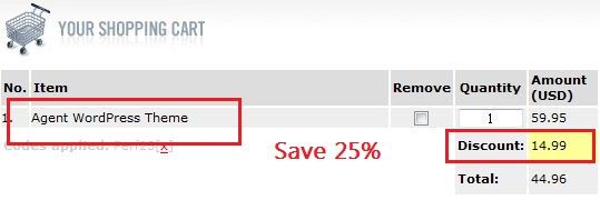 StudioPress Wordpress Theme Discount Coupon Code Save 25%
