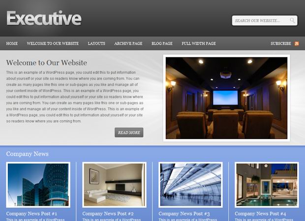 2 High Quality Corporate Wordpress Templates | Wordpress Corporate Themes
