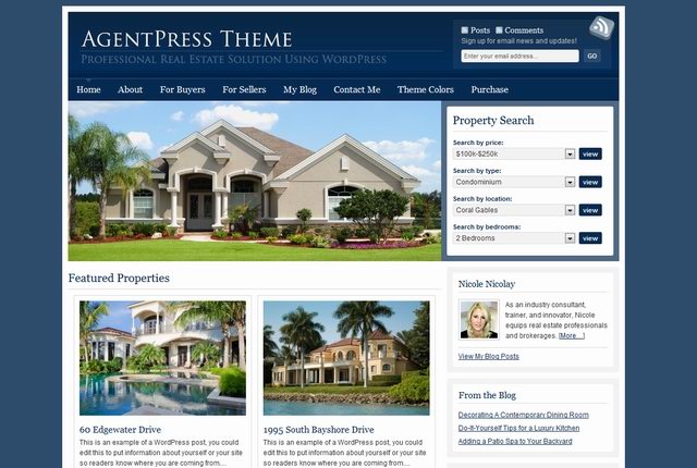 wordpress agentpress theme wordpress agentpress theme