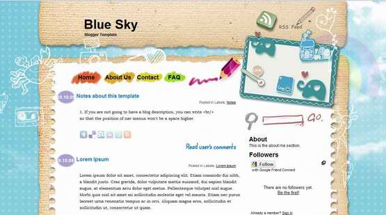 blue-sky-blogger-template