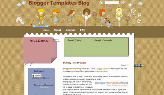 Girly Blogger Templates