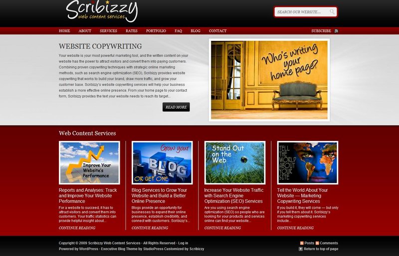 Sample Website That Use Studiopress Executive Theme