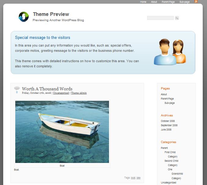 Free Corporate Wordpress Theme Download: Corporate