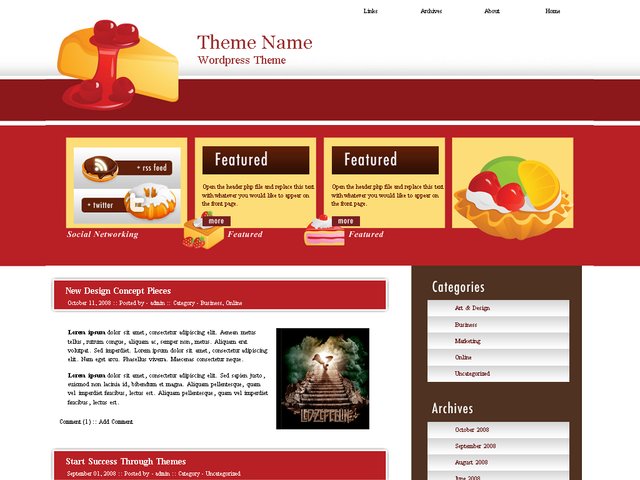 Free Wordpress Themes for Restaurants,Cafe,Cooking,Food